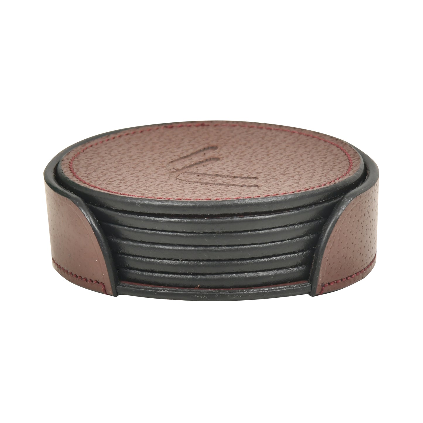 Leather Coaster Set