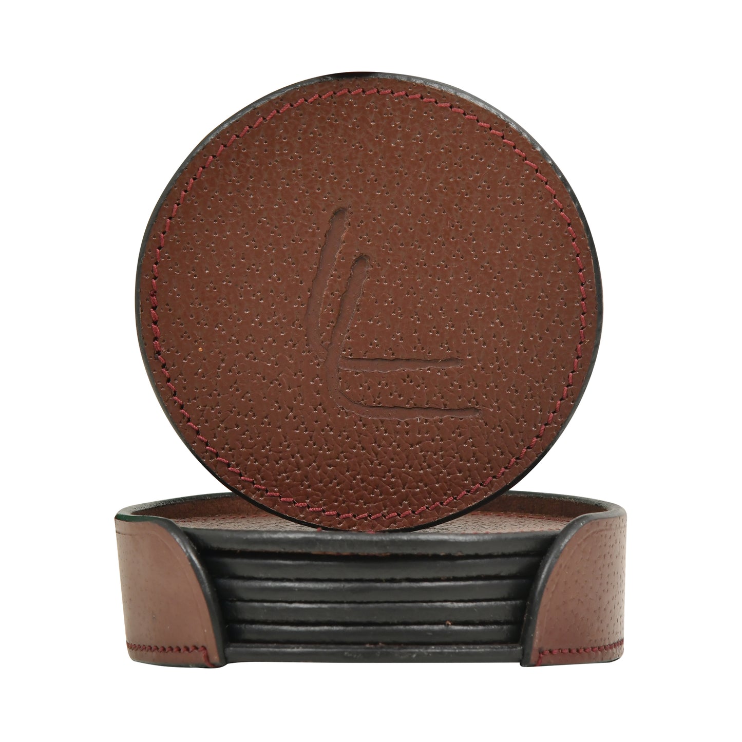 Leather Coaster Set